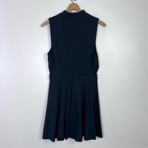 AVEC LES FILLES Black Cut Out Skater Dress - Picture 2 of 12